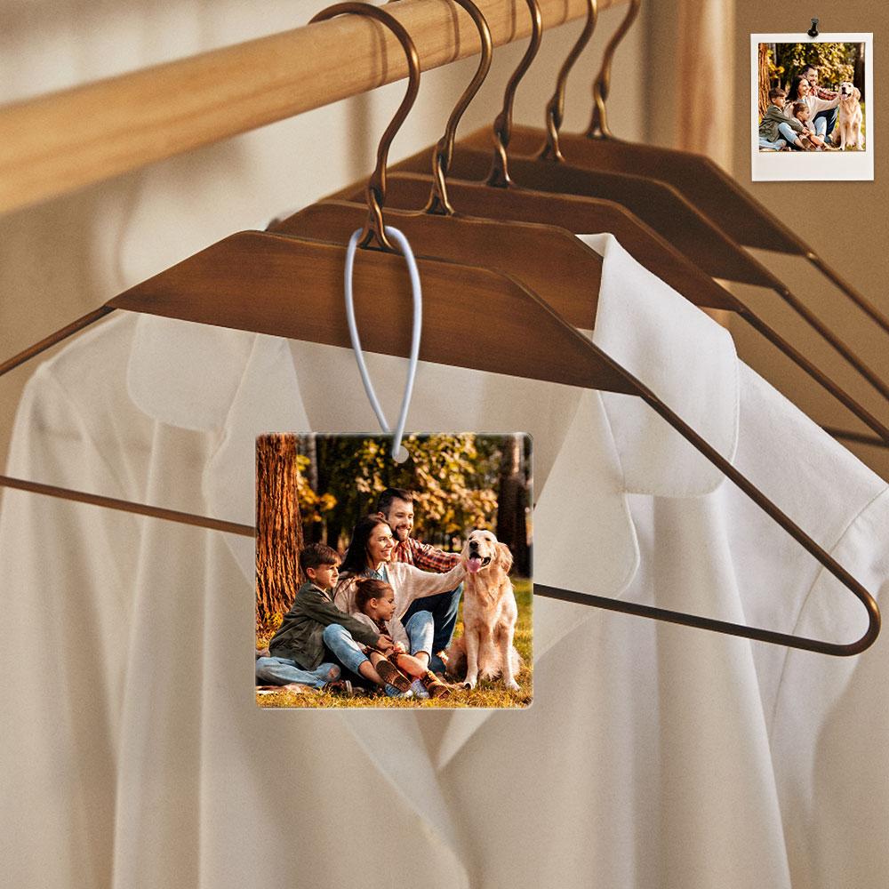 Custom Photo Car Air Freshener Rearview Mirror Ornament Air Freshener