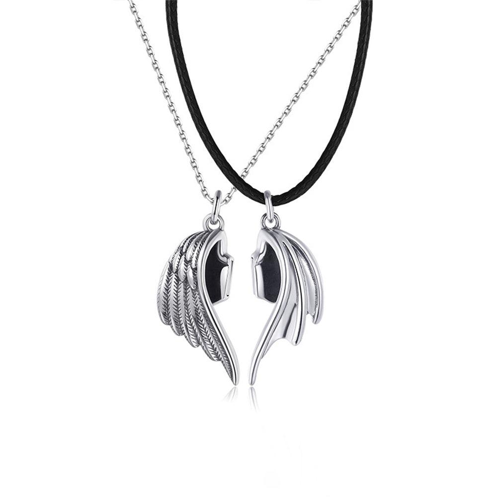 Personalized Couple Necklace Magnetic Matching Necklaces for Couples Valentine's Gift for Lover