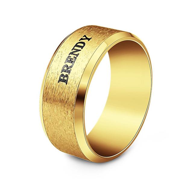Personalized Name Ring Custom Engagement Ring Men's Personalized Ring MadeMine Custom Drop