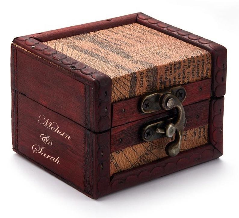 Custom Wooden Mini Box Vintage Storage Case
