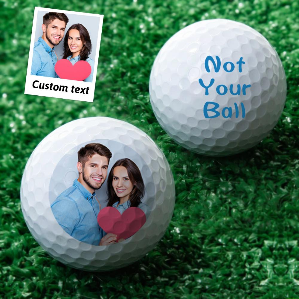 Custom Golf Balls with Picture and Text - 1PC