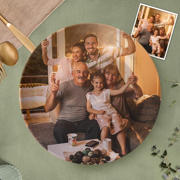 Dropshipping Fully Customizable Photo Ceramic Dinner Plates