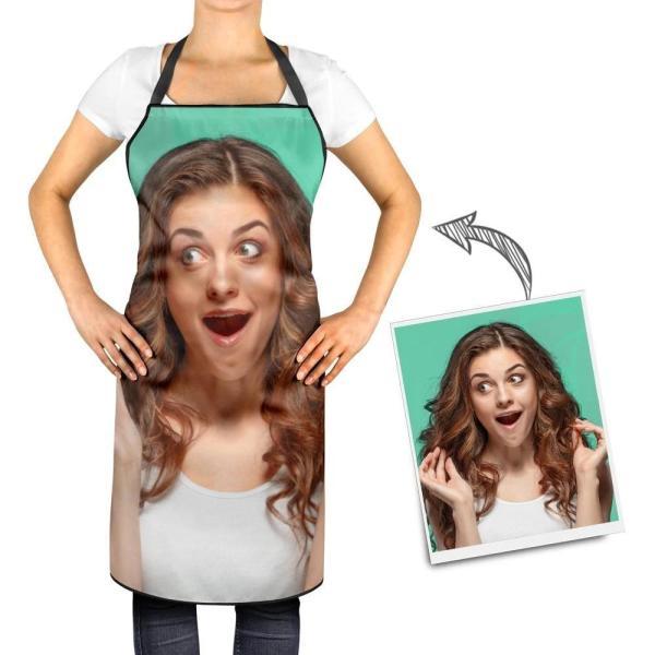 Custom Photo Aprons Personalized Kitchen Cooking Apron