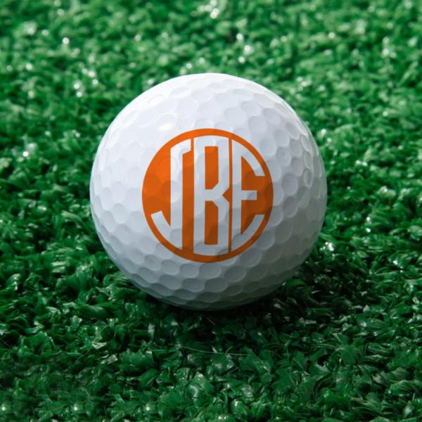 Personalized Monogram Golf Balls Gifts for Men and Women