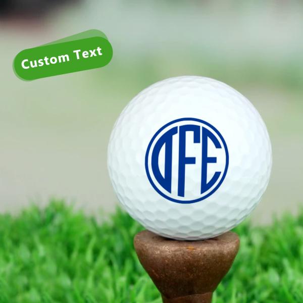 Customized Monogram Golf Balls Personalized Golf Ball Gifts for Golf Lover
