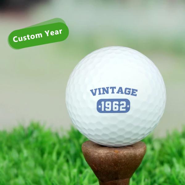 Custom Golf Balls Personalized Vintage Golf Ball Gifts for Golfer