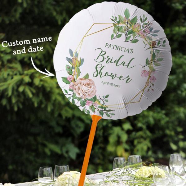 Personalized Bridal Shower Balloons Bachelorette Party Decorations Supplies