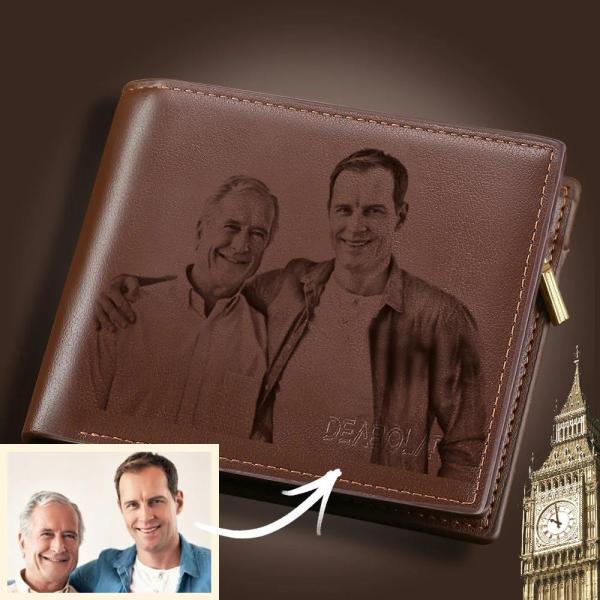Custom Printed Leather Men's Wallet