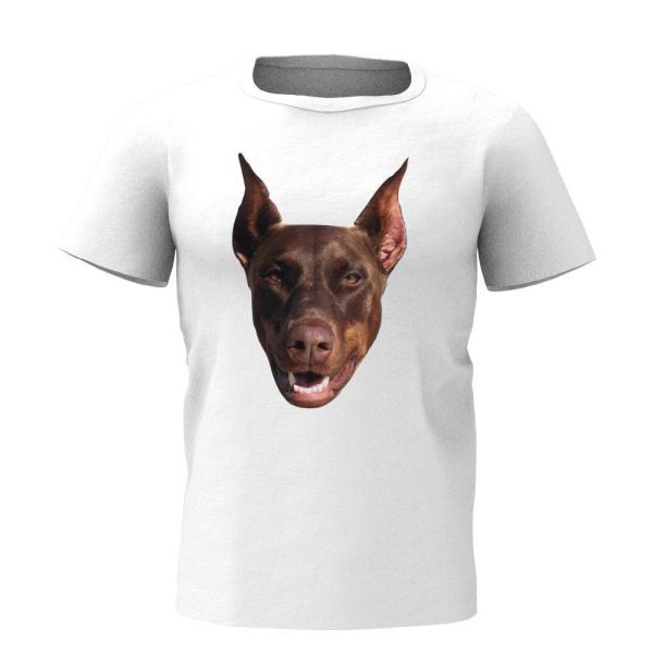 Custom Face T-Shirt Funny Dog Pet Tee