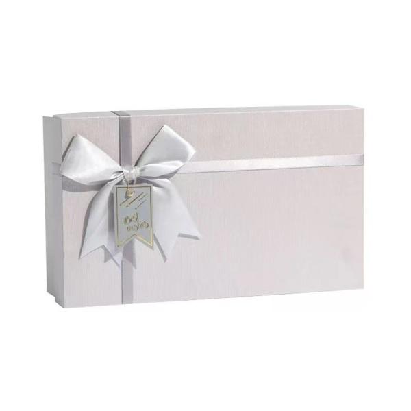 Cardboard Paper Gift Box with Ribbon Bow